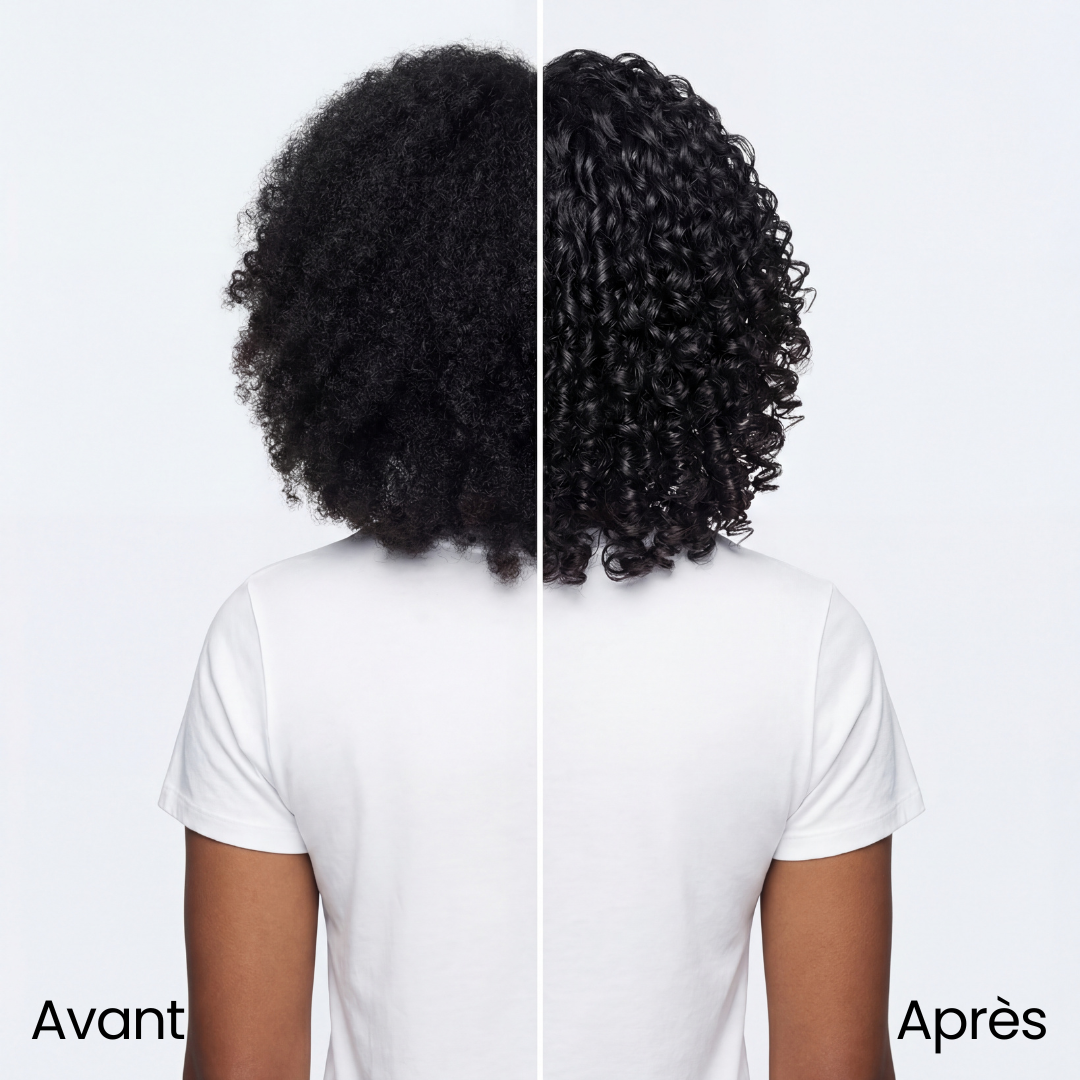 Sèche-cheveux intelligent. Auto-adapte la chaleur grâce aux capteurs.