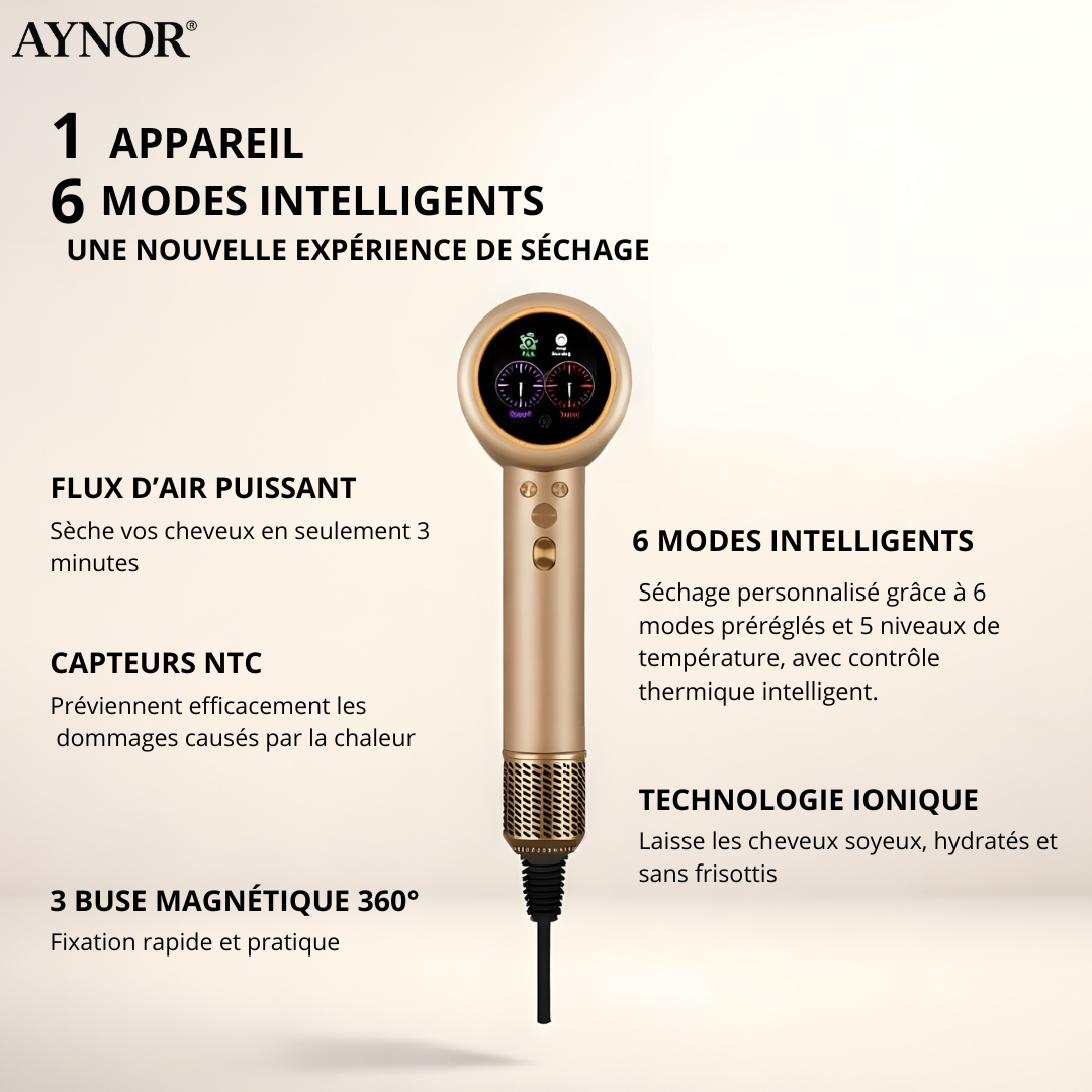 AYNOR Sèche-cheveux Haute Performance